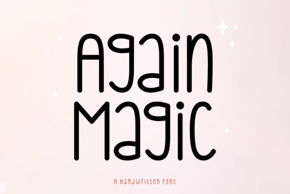 Again Magic Font: Whimsy in Modern Graphic Design