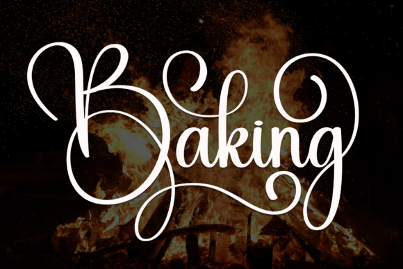 Baking: Elevate Designs with Elegant Script Typography
