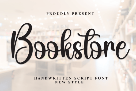 Bookstore: The Elegant Script Font for Modern Design