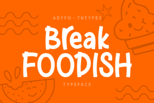 Break Foodish: A Playful Script Font for Bold Designs