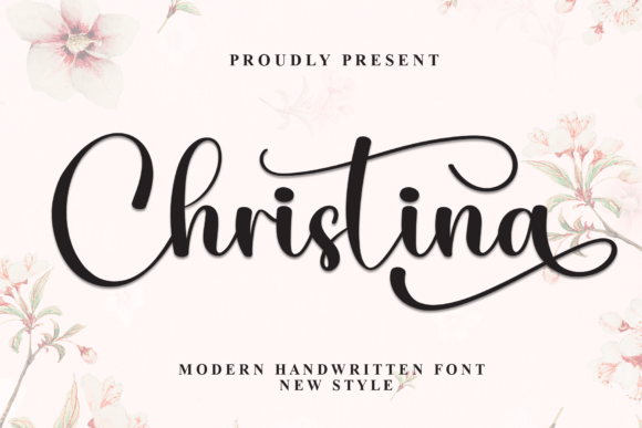 Christina: A Stylish Script Font for Elegant Design