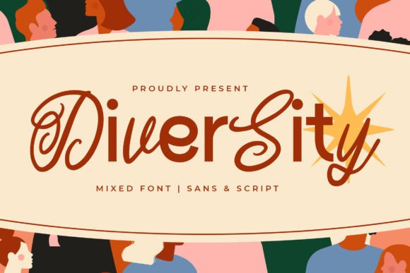 Diversity Font: Blending Sans-Serif and Script for Dynamic Design