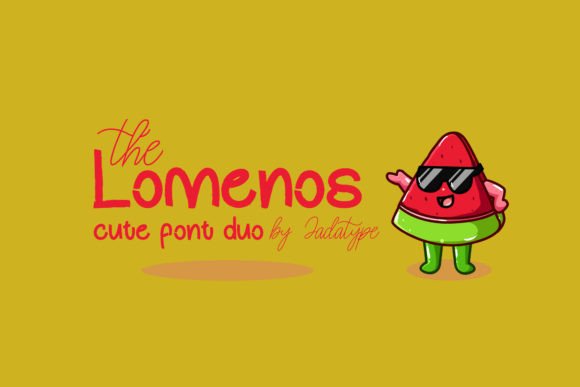 Experience the Dynamic Nature of The Lomenos Font Duo
