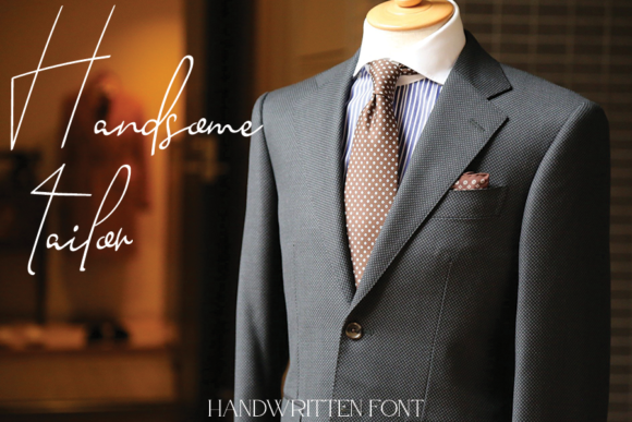 Handsome Tailor: Elevating Modern Design with Dainty Script