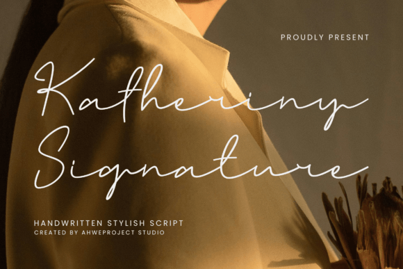 Katheriny Signature: Elevating Design with Elegant Script Typography