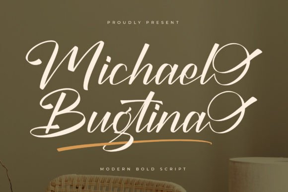 Michael Bugtina: A Modern Bold Script for Luxury Design