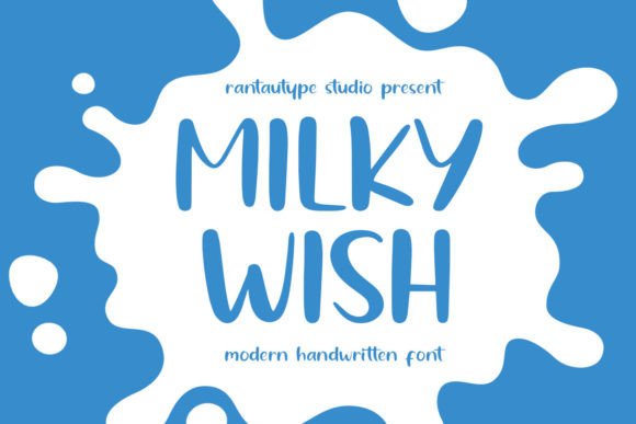 Milky Wish: A Magical Script Font for Elegant Design