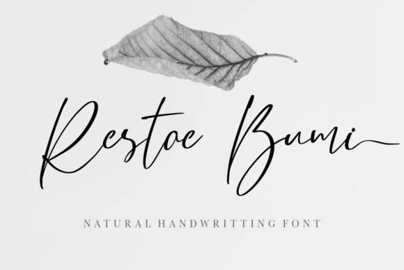 Restoe Bumi: Elevate Your Brand with a Refined Script Font