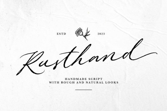 Rusthand: The Handmade Script for Organic Design