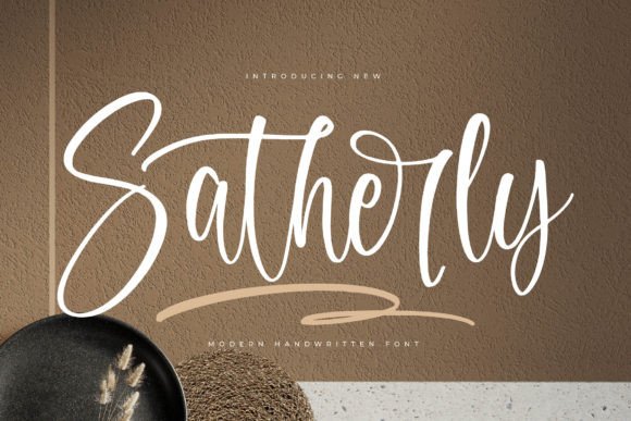 Satherly: The Luxury Script Font Elevating Modern Design