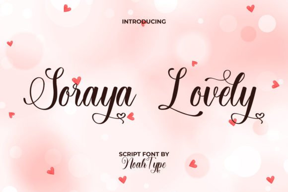 Soraya Lovely: Elevating Design with Romantic Calligraphy