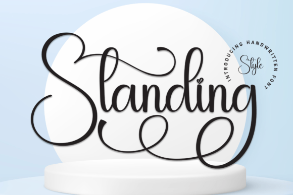 Standing Font: Infuse Adventure into Your Visual Design