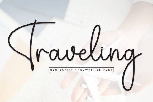 Traveling: A Script Font for Elegant Branding & Design