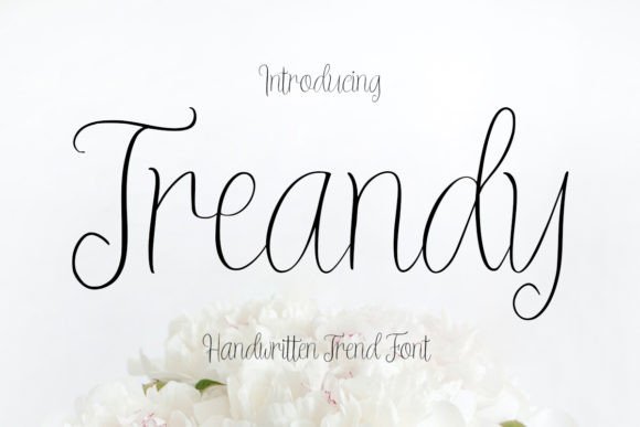 Treandy Script: Infusing Handwritten Elegance into Modern Design