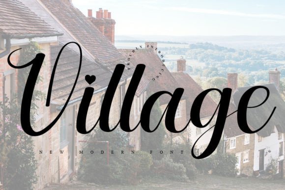 Village: The Elegant Script Font for Modern Design