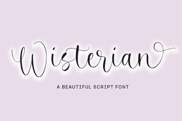 Wisterian: Elevate Your Designs with Script Font Elegance